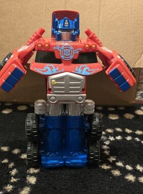 Optimus Prime Kids TRANSFORMER ACTION Figure - Red & Blue